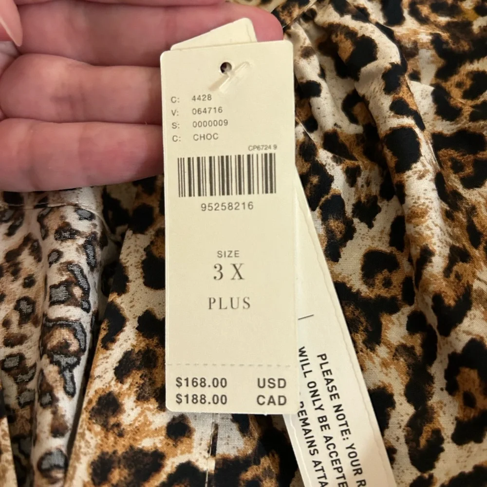 NWT Anthropologie Somerset Maxi Dress Leopard - Picture 6 of 6